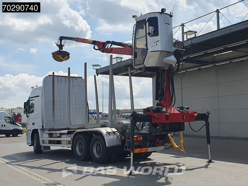 Mercedes-Benz Actros 3346 6X4 Original KM's! Wood Crane Big-Axle Steelsuspension Euro 5 - Timber truck, Crane truck: picture 2 Mercedes-Benz Actros 3346 6X4 Original KM's! Wood Crane Big-Axle Steelsuspension Euro 5 - Timber truck, Crane truck: picture 2