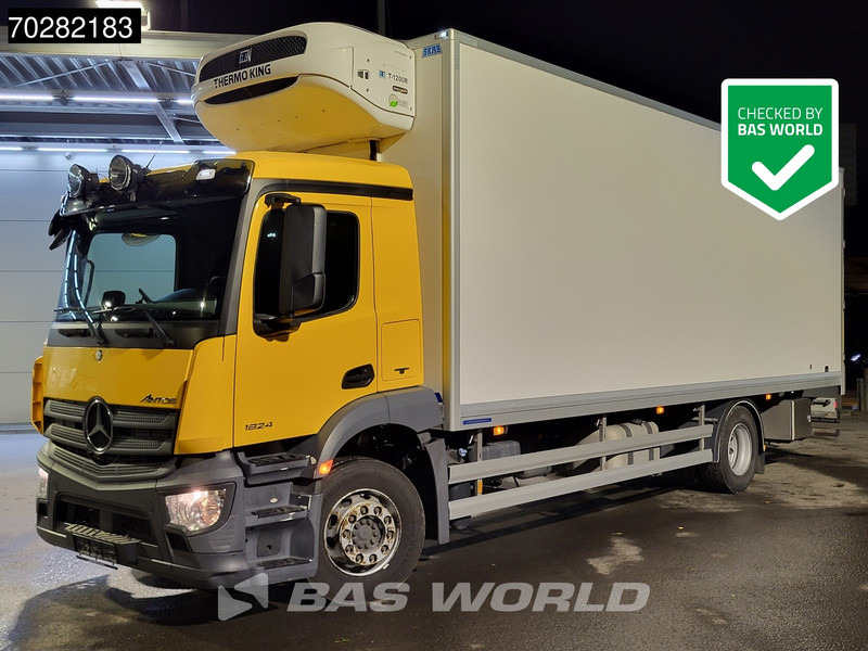 Mercedes-Benz Antos 1824 4X2 18tonner Thermo King T-1200R 1500kg Ladebordwand Automatic Euro 6 - Refrigerator truck: picture 1 Mercedes-Benz Antos 1824 4X2 18tonner Thermo King T-1200R 1500kg Ladebordwand Automatic Euro 6 - Refrigerator truck: picture 1
