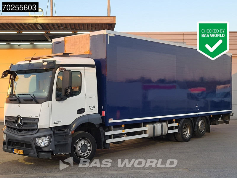 Mercedes-Benz Antos 2533 6X2 26.5t NL-Truck 2000kg Ladebordwand Lift+Steering Axle Automatic EURO6 - Box truck: picture 1 Mercedes-Benz Antos 2533 6X2 26.5t NL-Truck 2000kg Ladebordwand Lift+Steering Axle Automatic EURO6 - Box truck: picture 1
