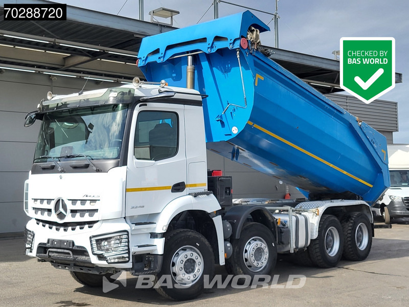 Mercedes-Benz Arocs 3246 8X4 18m3 Marrel tipper Retarder Steelsuspension Automatic Navi - Tipper: picture 1 Mercedes-Benz Arocs 3246 8X4 18m3 Marrel tipper Retarder Steelsuspension Automatic Navi - Tipper: picture 1