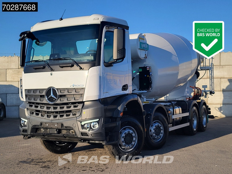 Mercedes-Benz Arocs 4142 8X4 New! 12m3 IMER Mixer Steelsuspension Automatic Big-Axle Euro 6 - Concrete mixer truck: picture 1 Mercedes-Benz Arocs 4142 8X4 New! 12m3 IMER Mixer Steelsuspension Automatic Big-Axle Euro 6 - Concrete mixer truck: picture 1