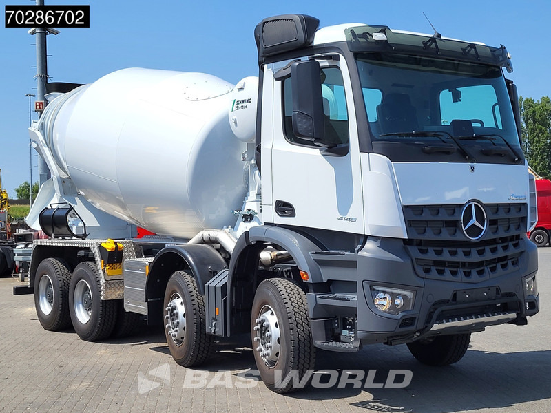 New Concrete mixer truck Mercedes-Benz Arocs 4145 8X4 NEW! 11m3 Schwing Stetter Mixer Manual Big-Axle Steel suspension Euro 3: picture 14