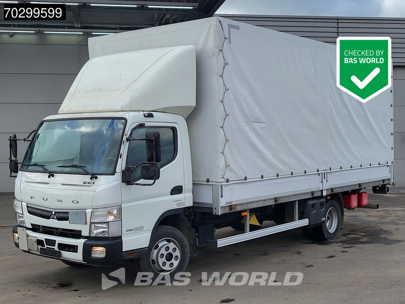 Mitsubishi Fuso 7C18 4X2 7.5tonner Curtainsider Ladebordwand Automatic Euro 6 - Curtainsider truck: picture 1 Mitsubishi Fuso 7C18 4X2 7.5tonner Curtainsider Ladebordwand Automatic Euro 6 - Curtainsider truck: picture 1