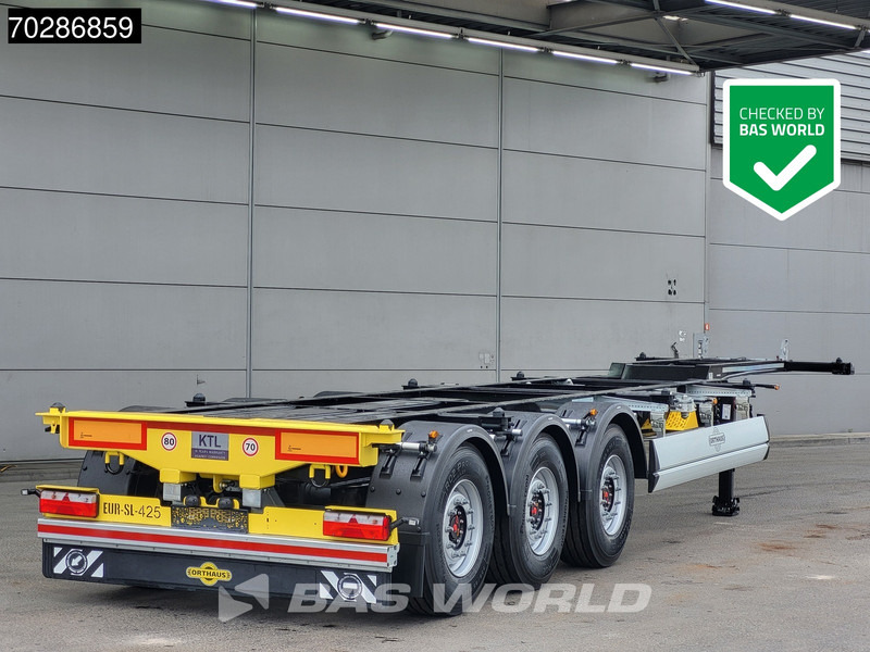 Orthaus TR 3 axles Mutli'45 Lift Axle Extendable SAF - Container transporter/ Swap body semi-trailer: picture 1 Orthaus TR 3 axles Mutli'45 Lift Axle Extendable SAF - Container transporter/ Swap body semi-trailer: picture 1
