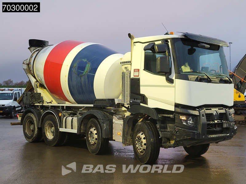 Concrete mixer truck Renault C 380 C 8X4 Liebherr 9m3 Full Steel Big Axle Euro 6: picture 14 Concrete mixer truck Renault C 380 C 8X4 Liebherr 9m3 Full Steel Big Axle Euro 6: picture 14