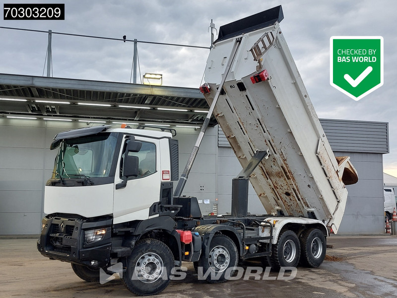 Renault K 460 8X4 17m3 Meiller tipper Steel suspension Big-Axle Automatic Euro 6 - Tipper: picture 1 Renault K 460 8X4 17m3 Meiller tipper Steel suspension Big-Axle Automatic Euro 6 - Tipper: picture 1