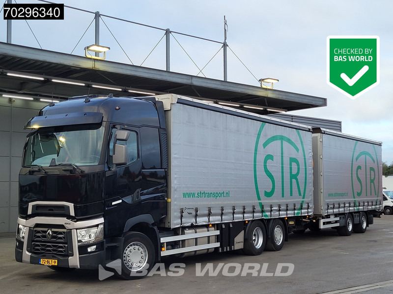 Renault T 480 6X2 NL-Truck combi Liftaxle 1500kg Ladebordwand Euro 6 - Curtainsider truck: picture 1 Renault T 480 6X2 NL-Truck combi Liftaxle 1500kg Ladebordwand Euro 6 - Curtainsider truck: picture 1