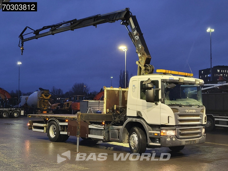 Scania P310 R 4X2 HMF 1823 K4 Crane Kran Remote control Manual Euro 3 - Dropside/ Flatbed truck, Crane truck: picture 3 Scania P310 R 4X2 HMF 1823 K4 Crane Kran Remote control Manual Euro 3 - Dropside/ Flatbed truck, Crane truck: picture 3