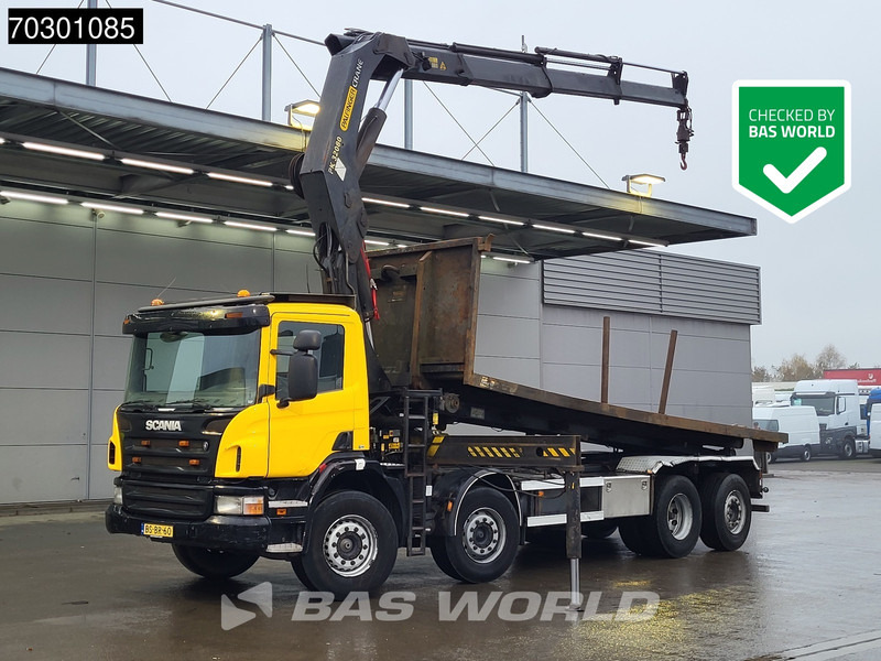 Cable system truck, Crane truck Scania P380 8X2 Palfinger PK32080 Crane Kran cable system Automatic Euro 3: picture 1