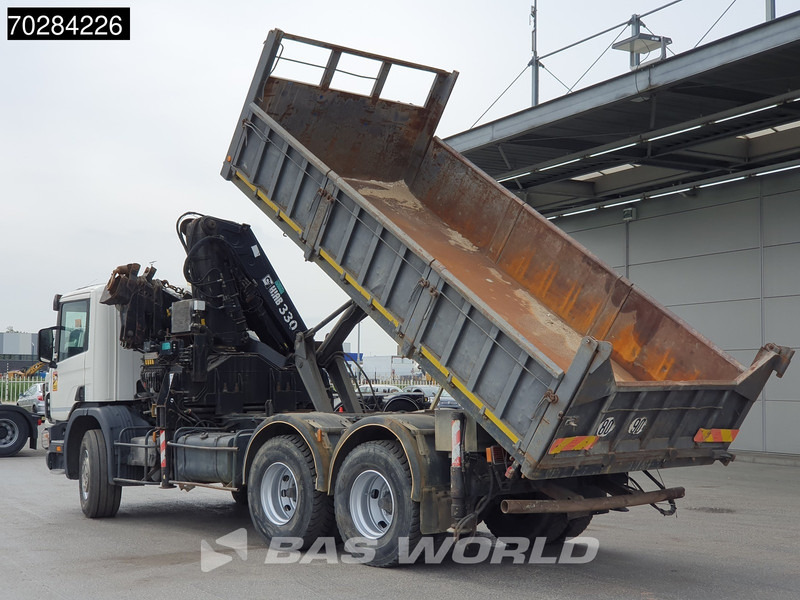 Scania P94 6X4 Hiab 330-4 Kran Crane 9m3 tipper Manual Steelsuspension Euro 3 - Tipper, Crane truck: picture 2 Scania P94 6X4 Hiab 330-4 Kran Crane 9m3 tipper Manual Steelsuspension Euro 3 - Tipper, Crane truck: picture 2