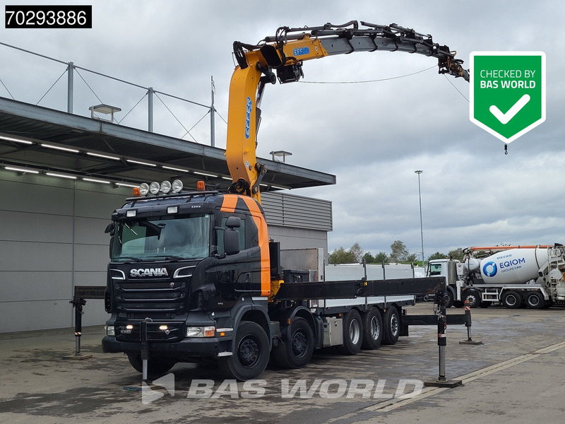 Scania R560 R 10X4 EFFER 655 / 6S Crane +Jib Winch 3-Pedals Lift+Steering-Axle Retarder Euro 5 - Dropside/ Flatbed truck, Crane truck: picture 1 Scania R560 R 10X4 EFFER 655 / 6S Crane +Jib Winch 3-Pedals Lift+Steering-Axle Retarder Euro 5 - Dropside/ Flatbed truck, Crane truck: picture 1