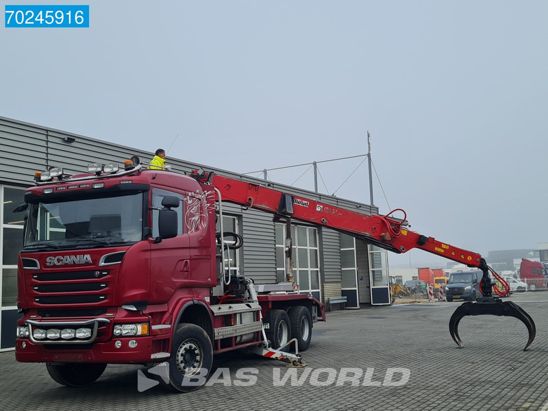 Scania R580 6X4 Jonsered J28505 83 Crane Kran Steel-suspension Retarder - Timber truck, Crane truck: picture 5 Scania R580 6X4 Jonsered J28505 83 Crane Kran Steel-suspension Retarder - Timber truck, Crane truck: picture 5