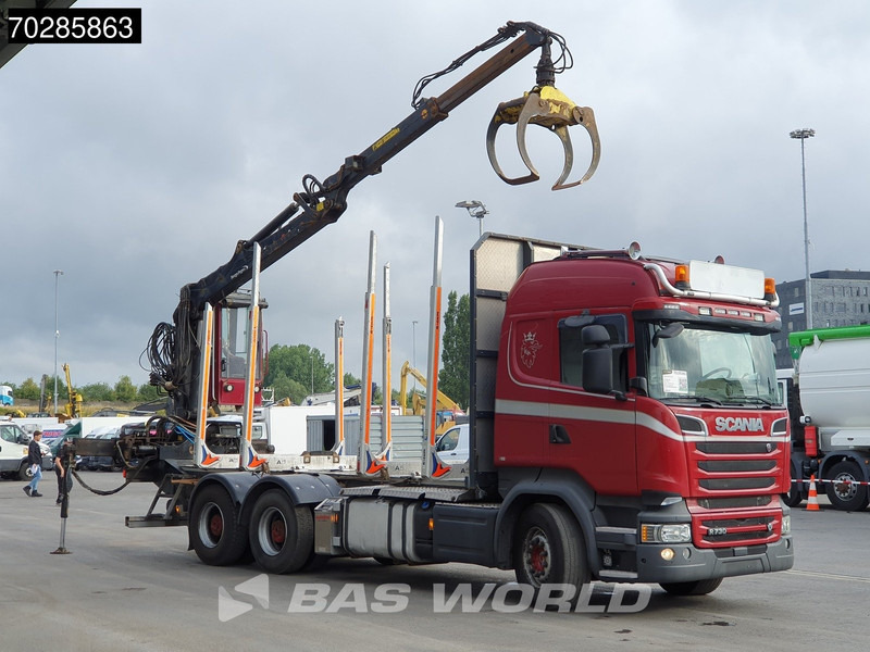 Scania R730 R 6X4 HIAB F108S 79 Crane Retarder Xenon BigAxle Loglift Automatic ACC Euro 6 - Timber truck, Crane truck: picture 3 Scania R730 R 6X4 HIAB F108S 79 Crane Retarder Xenon BigAxle Loglift Automatic ACC Euro 6 - Timber truck, Crane truck: picture 3