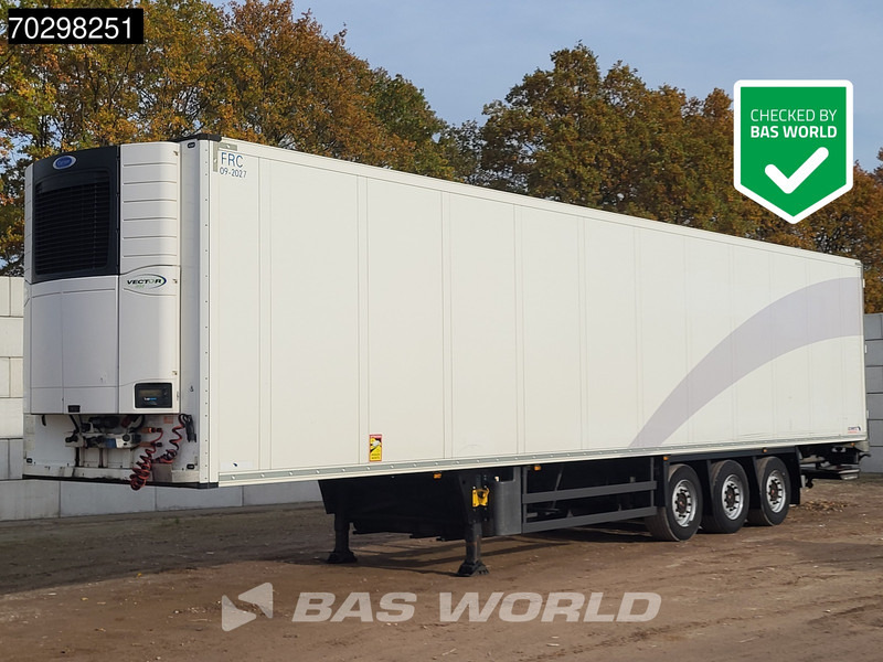 Schmitz Cargobull Carrier Vector 1550 3 axles APK 10/26 Laadklep 2x Liftas Bloemenbreed - Refrigerator semi-trailer: picture 1 Schmitz Cargobull Carrier Vector 1550 3 axles APK 10/26 Laadklep 2x Liftas Bloemenbreed - Refrigerator semi-trailer: picture 1