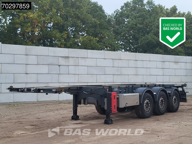 Van Hool A3C002 30ft 20ft Liftachse ADR 4x twistlock - Container transporter/ Swap body semi-trailer: picture 1 Van Hool A3C002 30ft 20ft Liftachse ADR 4x twistlock - Container transporter/ Swap body semi-trailer: picture 1