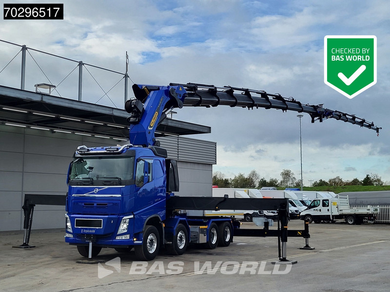 Volvo FH 540 FH 8X4 Palfinger PK165.002 TEC G Fly-Jib Winch Big-Axle VEB+ Euro 6 - Dropside/ Flatbed truck, Crane truck: picture 1 Volvo FH 540 FH 8X4 Palfinger PK165.002 TEC G Fly-Jib Winch Big-Axle VEB+ Euro 6 - Dropside/ Flatbed truck, Crane truck: picture 1