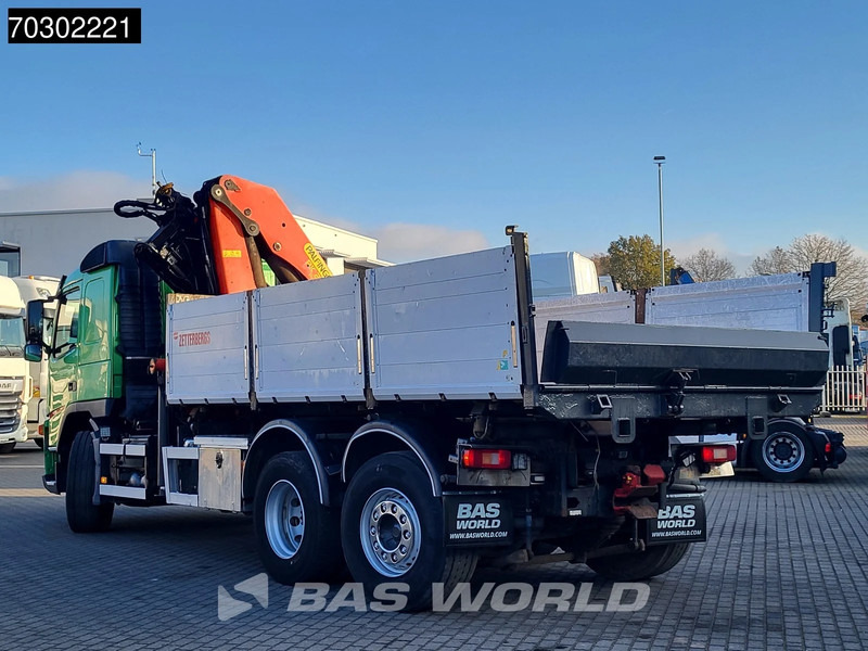 Volvo FM 340 FM 6X2 Palfinger PK23002 Crane 10m3 3-way tipper Lift+steering axle Euro 5 - Tipper, Crane truck: picture 2 Volvo FM 340 FM 6X2 Palfinger PK23002 Crane 10m3 3-way tipper Lift+steering axle Euro 5 - Tipper, Crane truck: picture 2