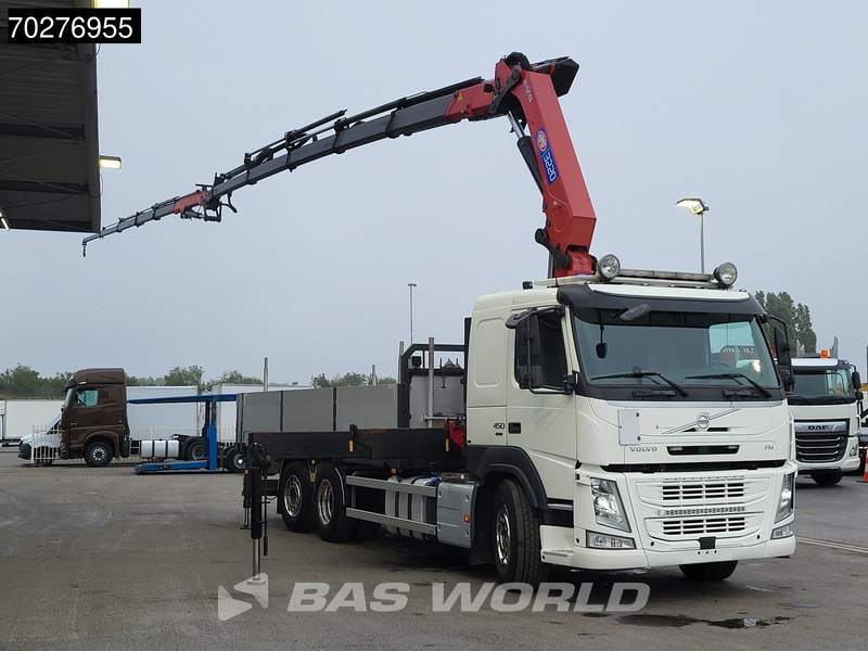 Volvo FM 450 6X2 HMF3220 K5 + Jib K5 Crane Kran Lift-Steering Axle VEB+ Automatic - Dropside/ Flatbed truck, Crane truck: picture 3 Volvo FM 450 6X2 HMF3220 K5 + Jib K5 Crane Kran Lift-Steering Axle VEB+ Automatic - Dropside/ Flatbed truck, Crane truck: picture 3