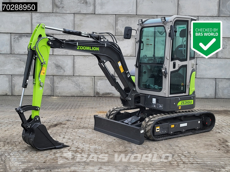 Zoomlion ZE26 GU FACTORY WARRANTY - CE CERTIFIED - Mini excavator: picture 1 Zoomlion ZE26 GU FACTORY WARRANTY - CE CERTIFIED - Mini excavator: picture 1