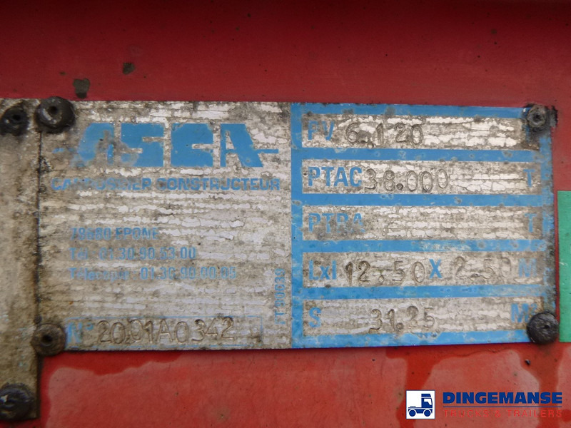 Container transporter/ Swap body semi-trailer ASCA 3-axle container trailer: picture 15