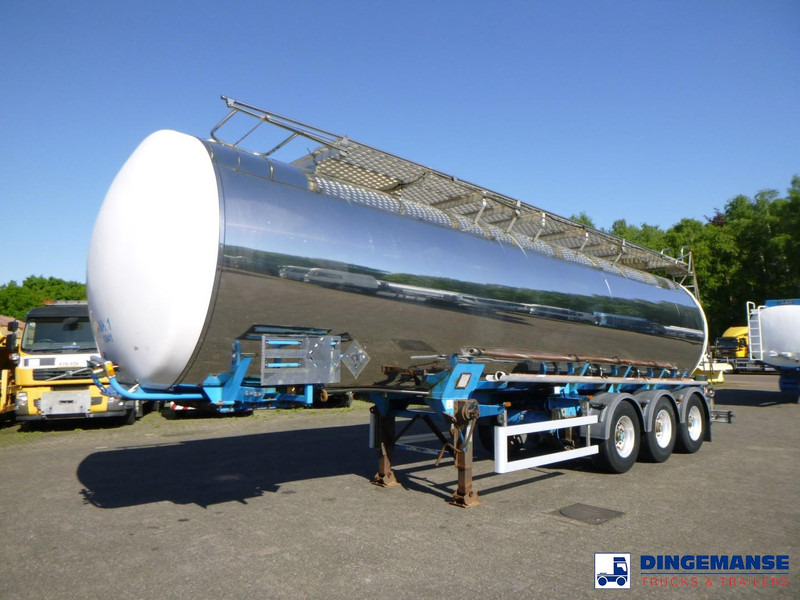 Clayton Chemical tank inox L4BN 37.5 m3 / 1 comp - Tank semi-trailer: picture 1 Clayton Chemical tank inox L4BN 37.5 m3 / 1 comp - Tank semi-trailer: picture 1