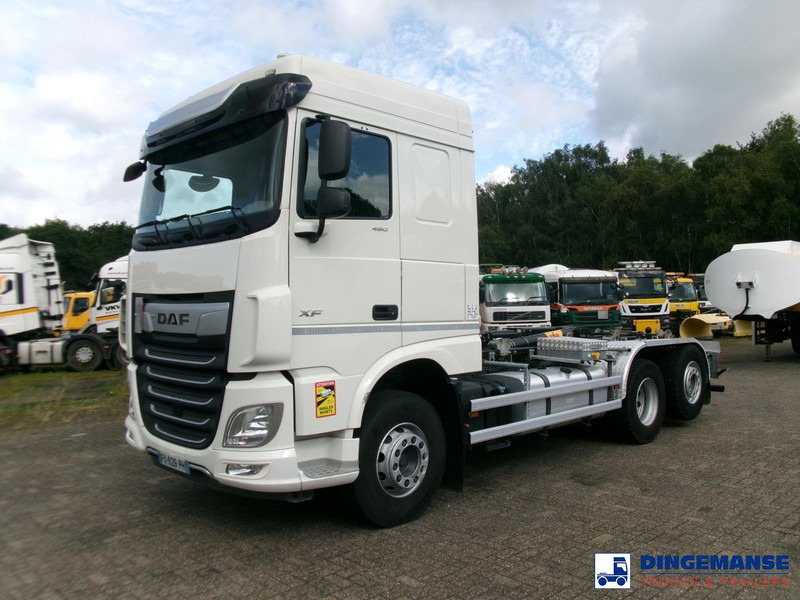 DAF XF 480 FAN 6x2 Hyva container hook 20 t - Hook lift truck: picture 1 DAF XF 480 FAN 6x2 Hyva container hook 20 t - Hook lift truck: picture 1