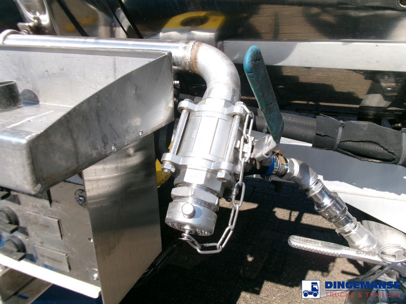 Tank semi-trailer Feldbinder Chemical tank (non-ADR) inox 30 m3 / 1 comp + pump: picture 12