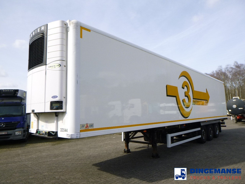 Gray Adams Frigo trailer + Carrier Vector 1850 MT - Refrigerator semi-trailer: picture 1 Gray Adams Frigo trailer + Carrier Vector 1850 MT - Refrigerator semi-trailer: picture 1