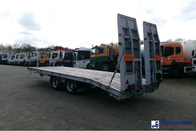 KING 2-axle platform drawbar trailer 14t + ramps - Dropside/ Flatbed trailer: picture 3 KING 2-axle platform drawbar trailer 14t + ramps - Dropside/ Flatbed trailer: picture 3