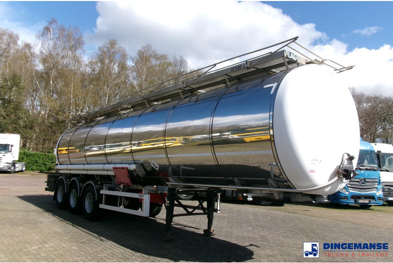 LAG Chemical tank inox 37.5 m3 / 1 comp + pump - Tank semi-trailer: picture 2 LAG Chemical tank inox 37.5 m3 / 1 comp + pump - Tank semi-trailer: picture 2
