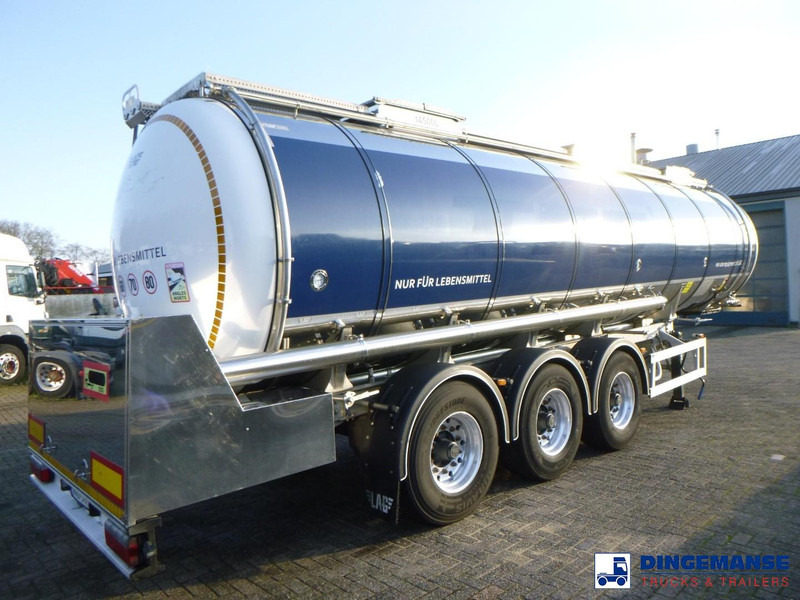 LAG Food tank inox 32m3 / 3 comp + pump + steam heating + webasto - Tank semi-trailer: picture 4 LAG Food tank inox 32m3 / 3 comp + pump + steam heating + webasto - Tank semi-trailer: picture 4