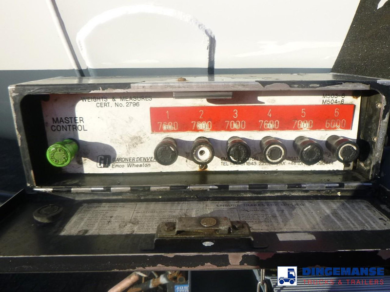 Tank semi-trailer LAG Fuel tank alu 44.4 m3 / 6 comp + pump: picture 13