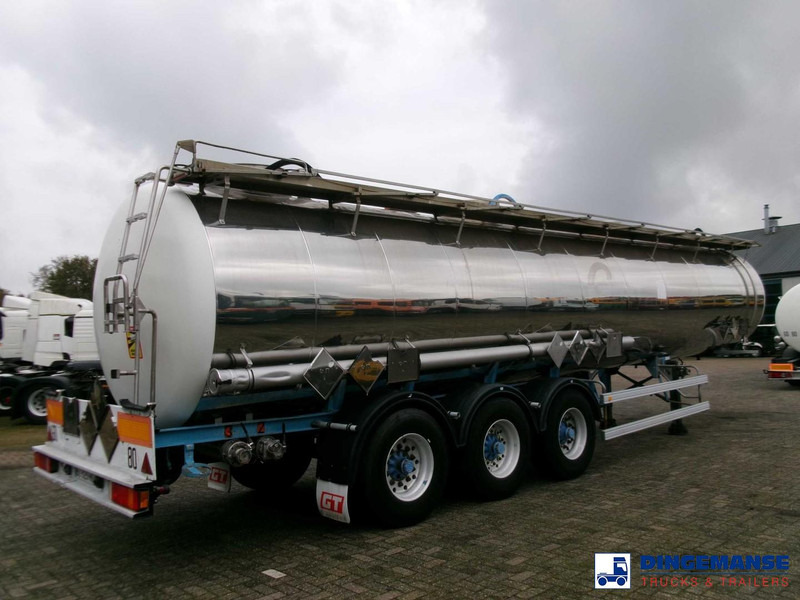 Magyar Chemical tank inox L4BH 33.5 m3 / 3 comp - Tank semi-trailer: picture 3 Magyar Chemical tank inox L4BH 33.5 m3 / 3 comp - Tank semi-trailer: picture 3