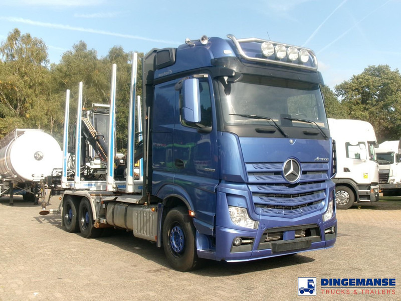 Mercedes-Benz Actros 2663 6x4 Euro 6 loglift F96 crane timber truck - Timber truck, Crane truck: picture 2 Mercedes-Benz Actros 2663 6x4 Euro 6 loglift F96 crane timber truck - Timber truck, Crane truck: picture 2