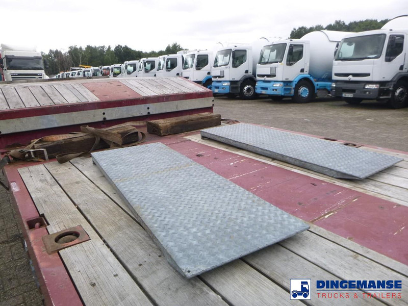 Low loader semi-trailer Nooteboom 3-axle semi-lowbed trailer extendable 14.5 m + ramps: picture 10
