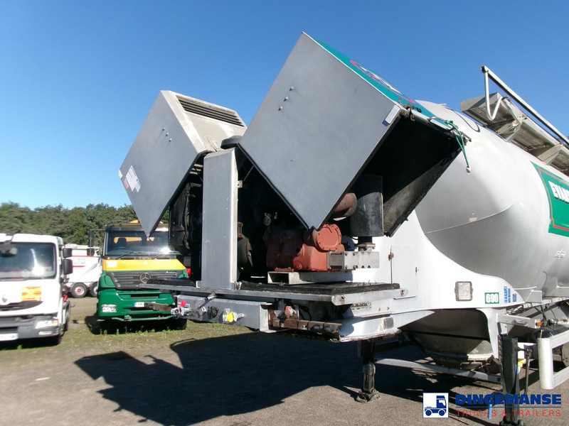 Tank semi-trailer SPITZER Powder tank alu 37 m3 / 1 comp + compressor: picture 18