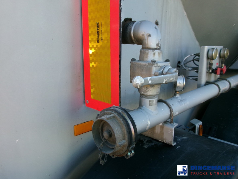 Tank semi-trailer SPITZER Powder tank alu 37 m3 / 1 comp + compressor: picture 15
