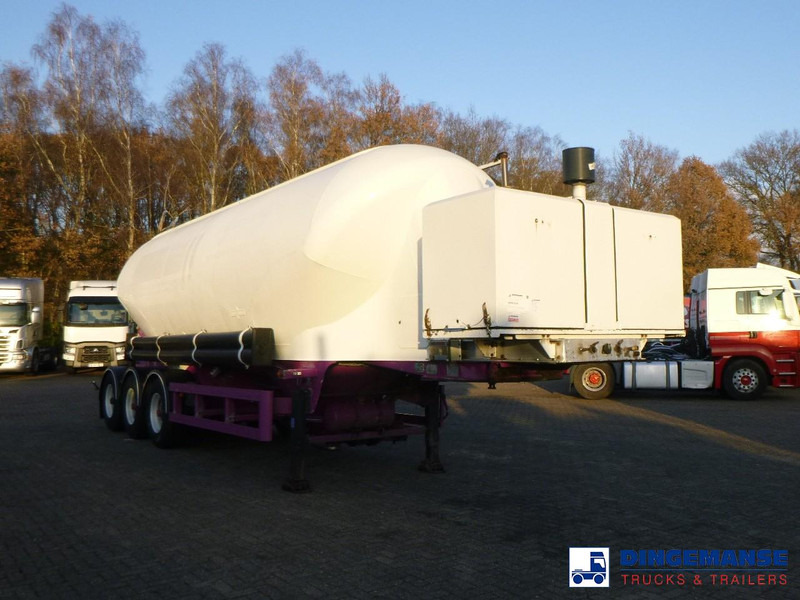 SPITZER Powder tank alu 37 m3 + engine/compressor - Tank semi-trailer: picture 2 SPITZER Powder tank alu 37 m3 + engine/compressor - Tank semi-trailer: picture 2