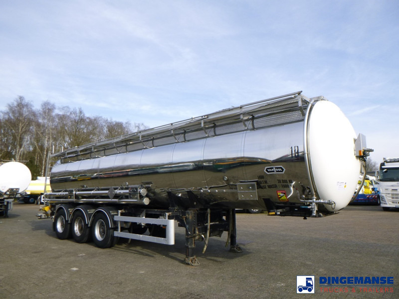 Van Hool Chemical tank inox 30 m3 / 1 comp - Tank semi-trailer: picture 2 Van Hool Chemical tank inox 30 m3 / 1 comp - Tank semi-trailer: picture 2