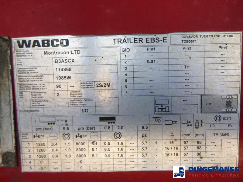 Tipper semi-trailer WILCOX Tipper trailer alu 55 m3 + tarpaulin: picture 16