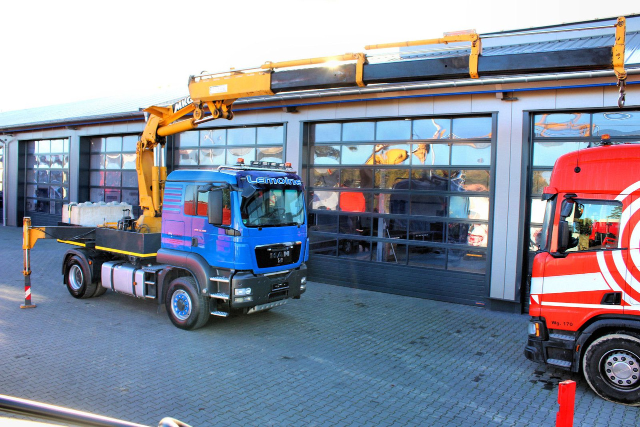 Dropside/ Flatbed truck, Crane truck MAN TGS 18.480 4x4 BLS SZM+Pritsche MKG HLK 340 Kran: picture 7 Dropside/ Flatbed truck, Crane truck MAN TGS 18.480 4x4 BLS SZM+Pritsche MKG HLK 340 Kran: picture 7