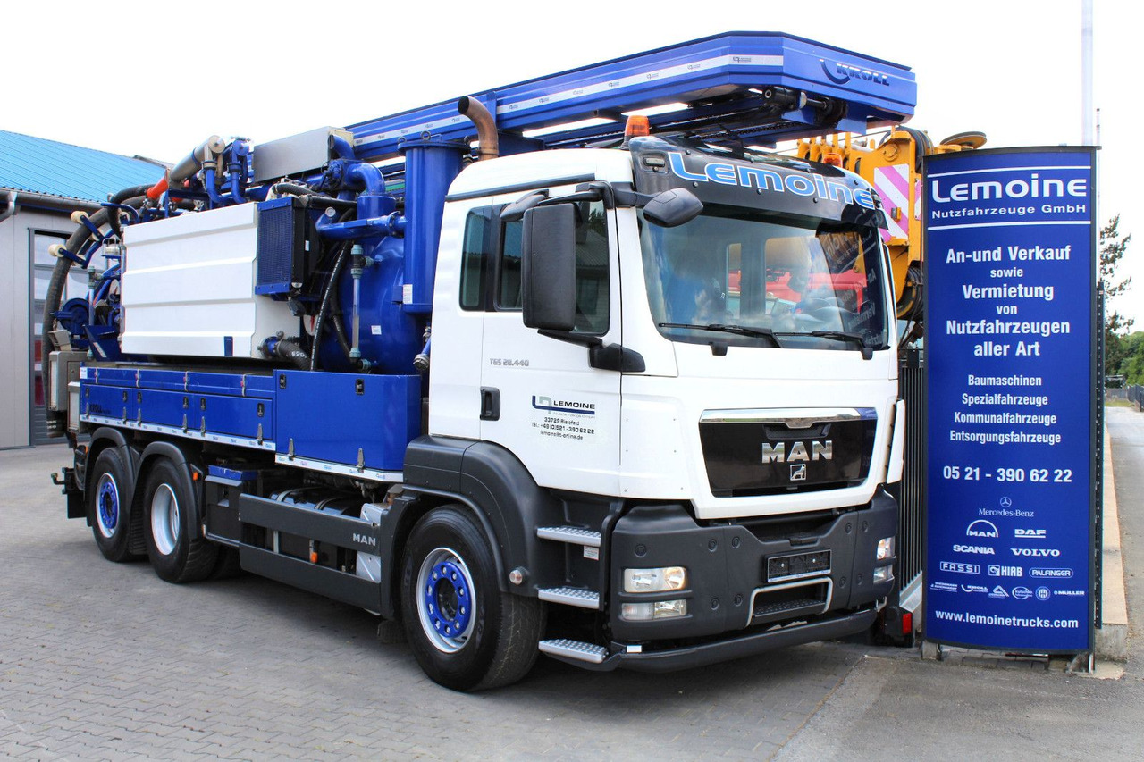 MAN TGS 28.440 6x2 Kroll 14,5m³ W-Rückgewinner KOMBI - Vacuum truck: picture 1 MAN TGS 28.440 6x2 Kroll 14,5m³ W-Rückgewinner KOMBI - Vacuum truck: picture 1