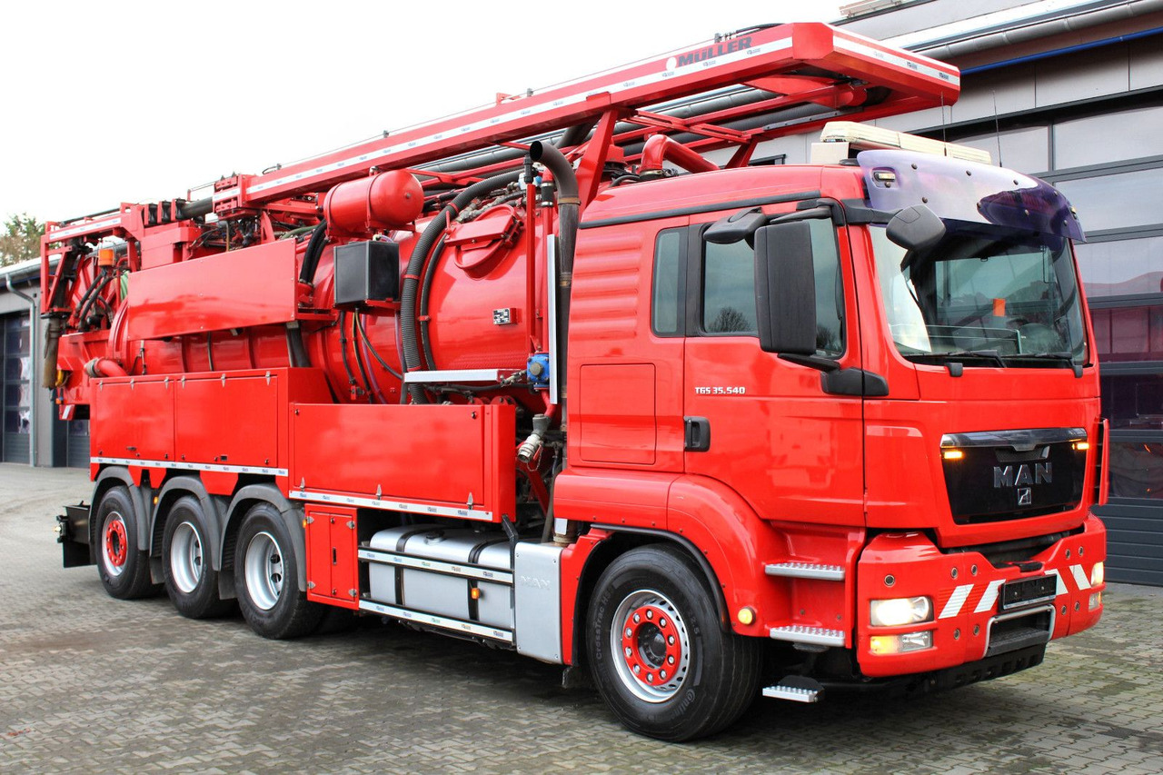 MAN TGS 35.540 8x4 Müller 16m³ WRG + 800 meter HD - Vacuum truck: picture 1 MAN TGS 35.540 8x4 Müller 16m³ WRG + 800 meter HD - Vacuum truck: picture 1
