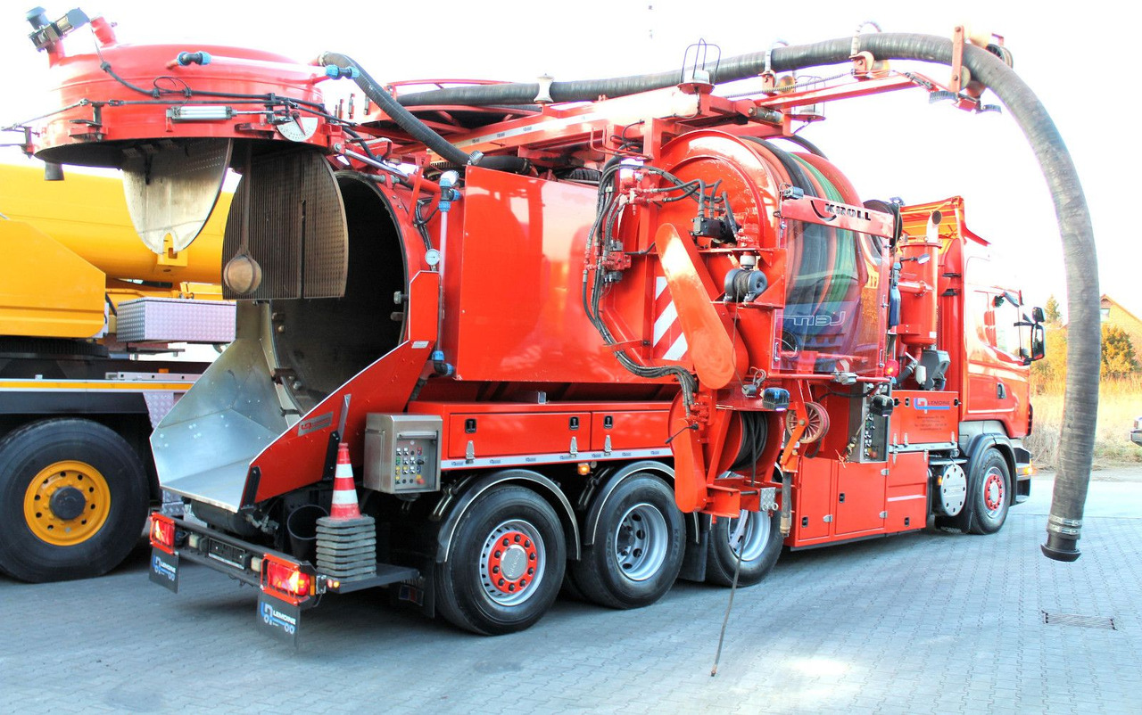 Scania R450 8x4 Kroll 19m³ W-Rückgewinner Kombi-HD +ADR - Vacuum truck: picture 1 Scania R450 8x4 Kroll 19m³ W-Rückgewinner Kombi-HD +ADR - Vacuum truck: picture 1