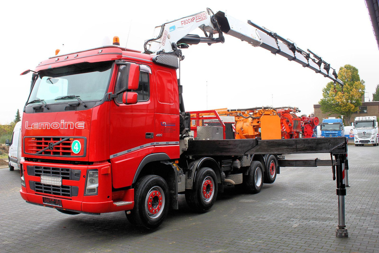 Volvo 480 8x2 Pritsche + FASSI F800XP Kran 6x - Dropside/ Flatbed truck, Crane truck: picture 3 Volvo 480 8x2 Pritsche + FASSI F800XP Kran 6x - Dropside/ Flatbed truck, Crane truck: picture 3