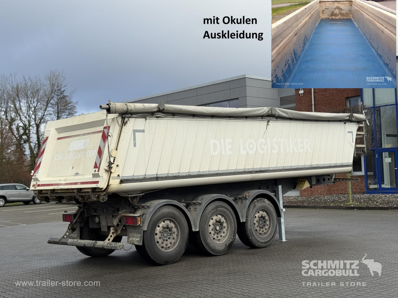 SCHMITZ Auflieger Kipper Alukastenmulde 24m³ - Tipper semi-trailer: picture 1 SCHMITZ Auflieger Kipper Alukastenmulde 24m³ - Tipper semi-trailer: picture 1