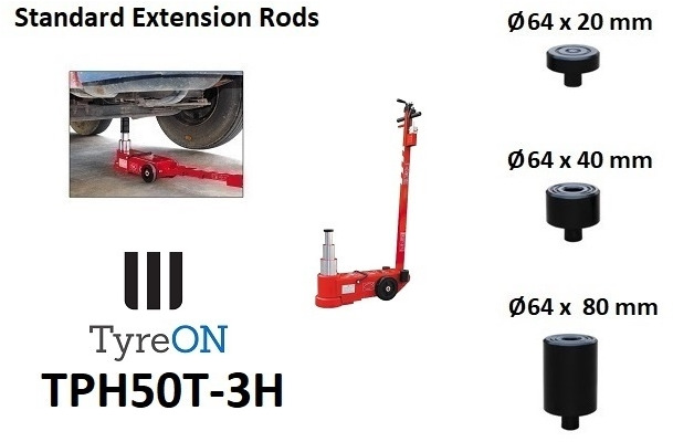 TPH50T-3H Air hydraulic jack 50 Tons - Garage equipment: picture 3 TPH50T-3H Air hydraulic jack 50 Tons - Garage equipment: picture 3
