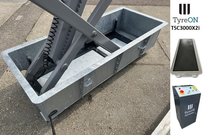 TSC3000X2i in floor scissor lift - Extendable tables - Recessed containers - Garage equipment: picture 3 TSC3000X2i in floor scissor lift - Extendable tables - Recessed containers - Garage equipment: picture 3