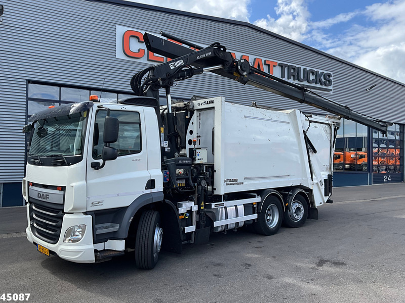DAF FAN CF 290 Euro 6 Hiab 21 Tonmeter laadkraan Just 166.914 km! - Garbage truck: picture 1 DAF FAN CF 290 Euro 6 Hiab 21 Tonmeter laadkraan Just 166.914 km! - Garbage truck: picture 1