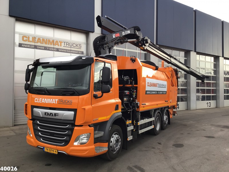 DAF FAN CF 340 Hiab 21 Tonmeter laadkraan - Garbage truck: picture 1 DAF FAN CF 340 Hiab 21 Tonmeter laadkraan - Garbage truck: picture 1